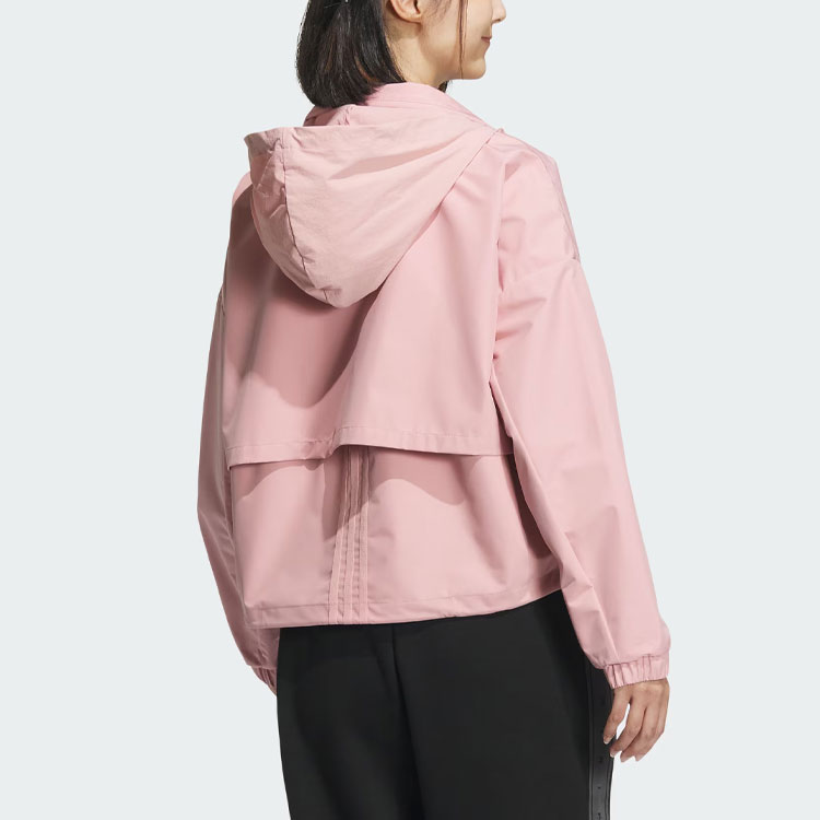 (Women) adidas Zip Hoodie Jacket Miracle Purple Pink Long Sleeve Casual Sportswear IM8990 圖 4