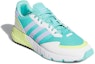 Lookbook (W) adidas ZX 1K Boost 'Acid Mint Violet Tone' Wanita Lelaki Original GW8625