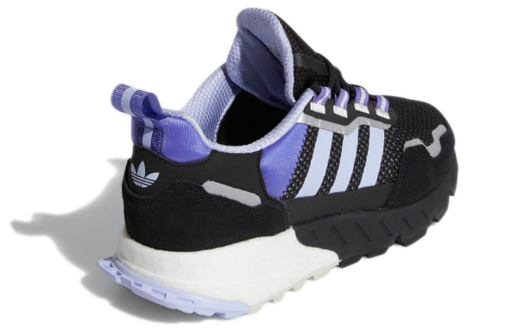 Shop adidas originals ZX 1K BOOST 舒適耐磨運動鞋 女款 炭黑