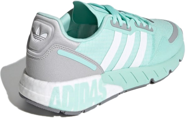 (W) adidas ZX 1K Boost 'Bold Logo Graphic - Clear Mint' Mintas FX6865 Shop (W) adidas ZX 1K Boost 'Bold Logo Graphic - Clear Mint' Mintas FX6865