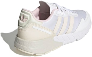 adidas originals ZX 1K Boost 女性款 白灰粉 Shop adidas originals ZX 1K Boost 女性款 白灰粉