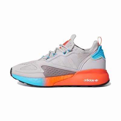 (W) adidas ZX 2K Boost 'Grey Signal Cyan'