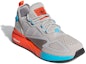 Lookbook (W) adidas ZX 2000 Boost 'Gris Dos Signal Cyan' FY0606