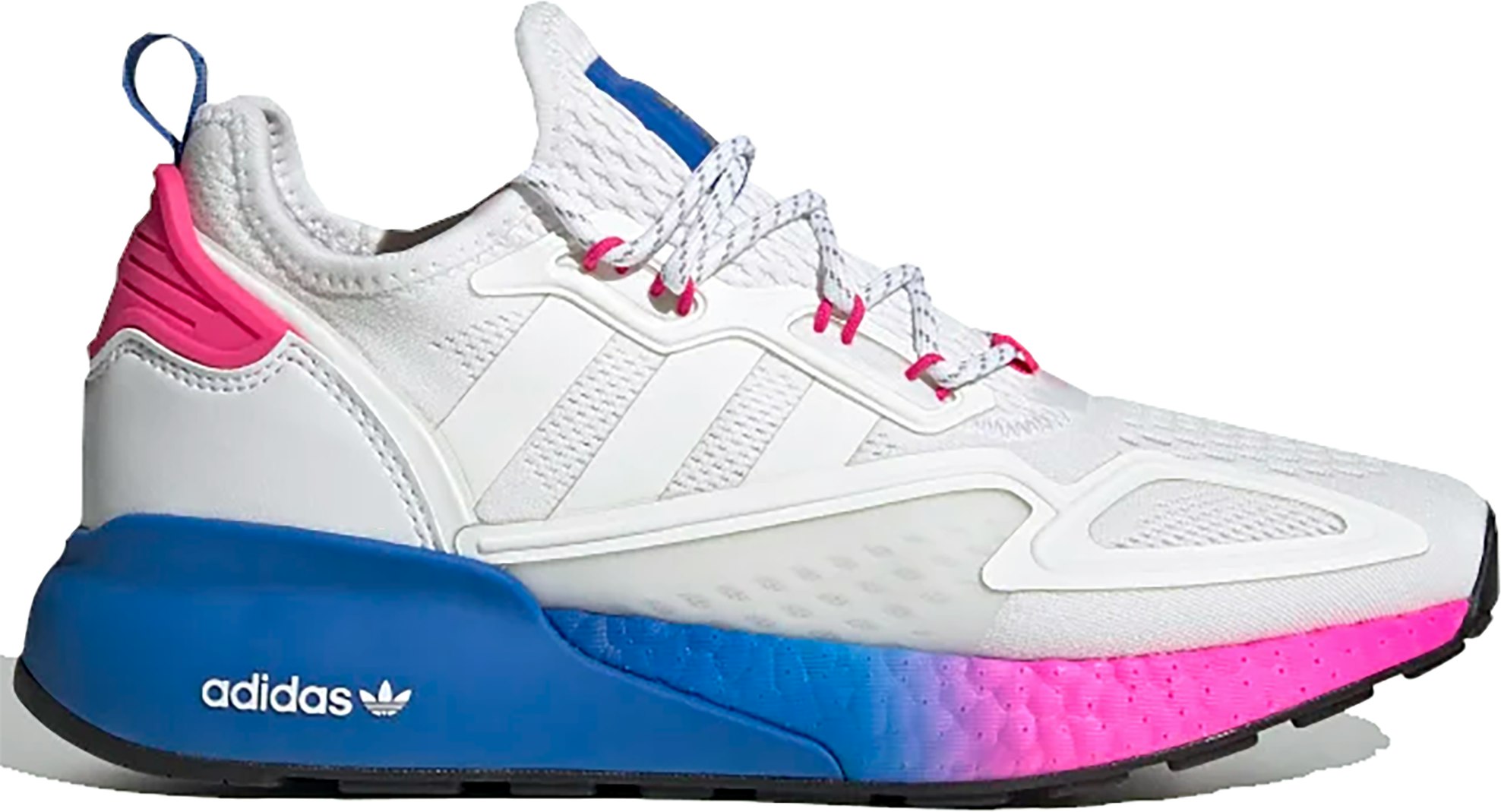 (Women) adidas ZX 2000 Boost 'White Pink Blue' FY0605 - FY0605 