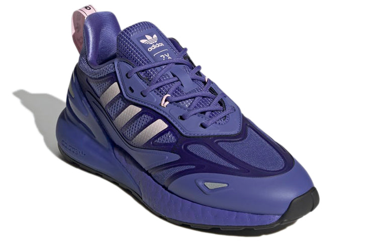 Lookbook (W) 아디다스 ZX 2K 부스트 2.0 '퍼플 실버 메탈릭' GZ7825