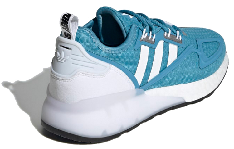 Shop adidas originals ZX 2K Boost 女款 藍白