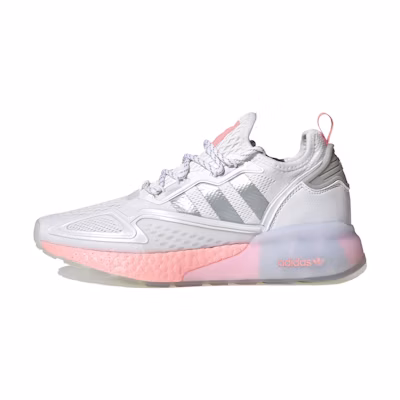 (W) adidas ZX 2K Boost 'White Glow Pink'