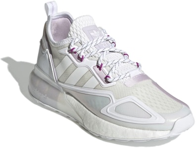 (W) adidas ZX 2K Boost 'Blanco y Tono Púrpura' GX2710 Lookbook (W) adidas ZX 2K Boost 'Blanco y Tono Púrpura' GX2710