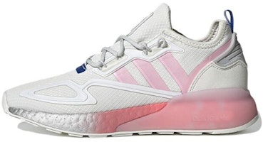(Women) adidas ZX 2K Boost 'White True Pink' FZ3900 (Women) adidas ZX 2K Boost 'White True Pink' FZ3900
