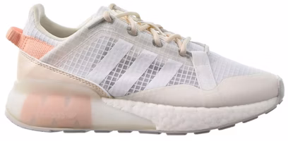 (Women) adidas ZX 2K Boost Pure 'White Blush' G55514 (Women) adidas ZX 2K Boost Pure 'White Blush' G55514