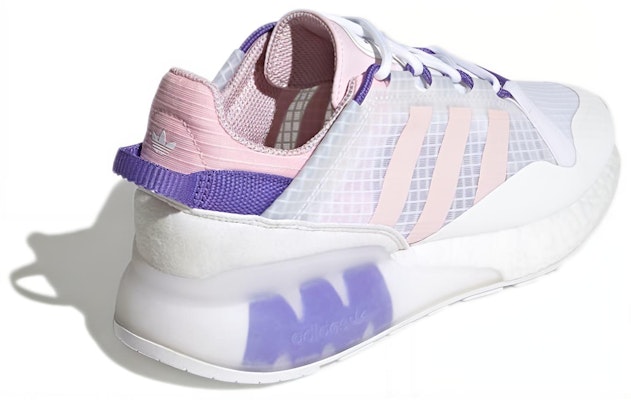 (W) adidas ZX 2K Boost Pure 'Putih Merah Jambu Ungu' GZ7874 Shop (W) adidas ZX 2K Boost Pure 'Putih Merah Jambu Ungu' GZ7874