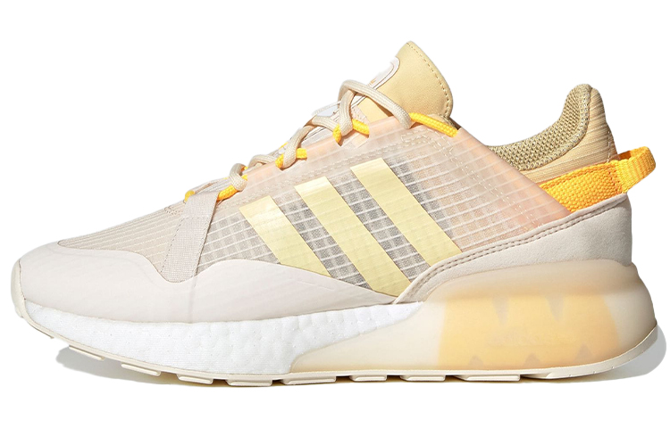 (Women) adidas ZX 2K Boost Pure 'Wonder White Orange Tint' GZ7875