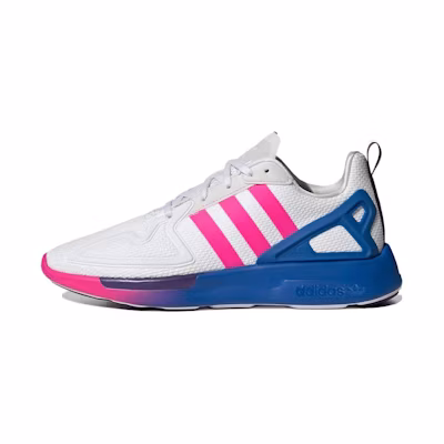 (W) adidas ZX 2K Flux 'Gradient Sole - White Shock Pink'