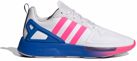 (Women) adidas ZX 2K Flux 'Gradient Sole - White Shock Pink' FY0607 (Women) adidas ZX 2K Flux 'Gradient Sole - White Shock Pink' FY0607