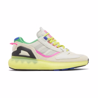 (W) adidas ZX 5000 Boost 'Wonder White Acid Yellow'