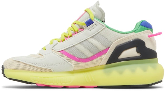 (W) adidas ZX 5000 Boost 'Blanco Maravilla Amarillo Ácido' GV7704 Lookbook (W) adidas ZX 5000 Boost 'Blanco Maravilla Amarillo Ácido' GV7704