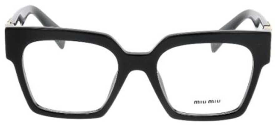 (W) 調整可能なMIU MIU不規則フレーム女性用眼鏡 ブラックロゴデザイン VMU04U1AB101 Lookbook (W) 調整可能なMIU MIU不規則フレーム女性用眼鏡 ブラックロゴデザイン VMU04U1AB101