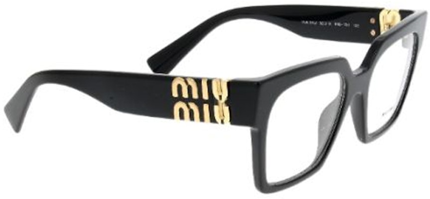 (W) 調整可能なMIU MIU不規則フレーム女性用眼鏡 ブラックロゴデザイン VMU04U1AB101 Shop (W) 調整可能なMIU MIU不規則フレーム女性用眼鏡 ブラックロゴデザイン VMU04U1AB101