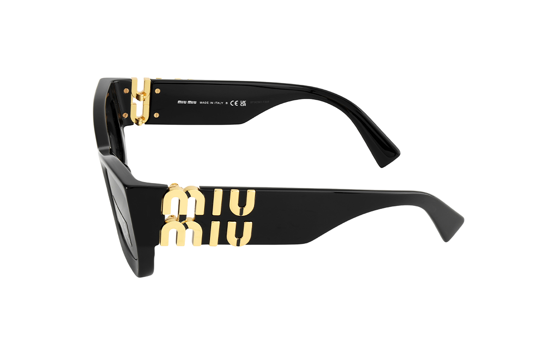 Shop (W) Cermin Mata MIU MIU Butterfly Wanita Boleh Laras - Bingkai Logo Hitam. SMU09W-E1AB-F05S0-C-053