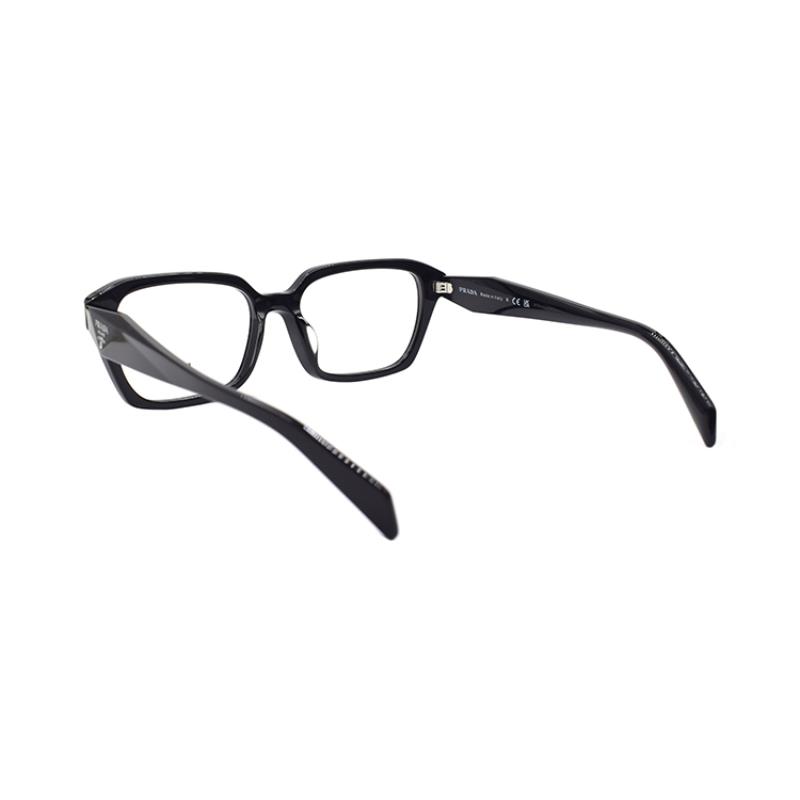 Shop (W) PRADA女款黑色矩形可调光学眼镜框 VPR14Z-F 1AB-1O1