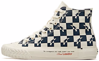(Women) Anta x AGU Life Series Sneakers Canvas High 'White Blue' 12948680-10 (Women) Anta x AGU Life Series Sneakers Canvas High 'White Blue' 12948680-10