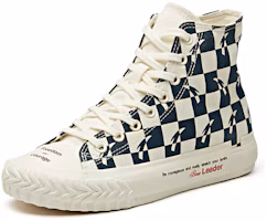 Order (W) Anta x AGU Life Series Sneakers Kanvas Tinggi 'Putih Biru' 12948680-10