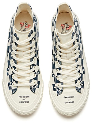 (W) Anta x AGU Life Series Sneakers Kanvas Tinggi 'Putih Biru' 12948680-10 Lookbook (W) Anta x AGU Life Series Sneakers Kanvas Tinggi 'Putih Biru' 12948680-10
