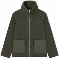 (Women) AIGLE Avocado Green Outdoor Zip-Up Jacket with Stand Collar. AO268 (Women) AIGLE Avocado Green Outdoor Zip-Up Jacket with Stand Collar. AO268