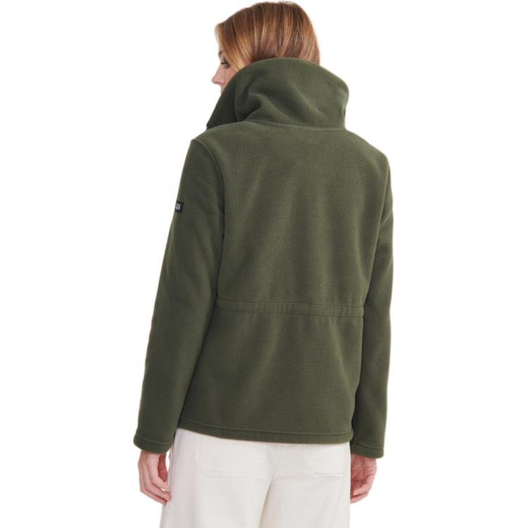 (Women) AIGLE  Avocado Green Outdoor Zip-Up Jacket with Stand Collar. AO268 圖 4