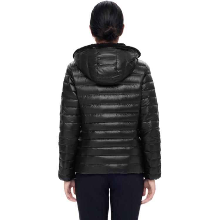 (Women) AIGLE  Black Waterproof Detachable Hood Down Jacket for Outdoor Activities. AQ221 圖 5