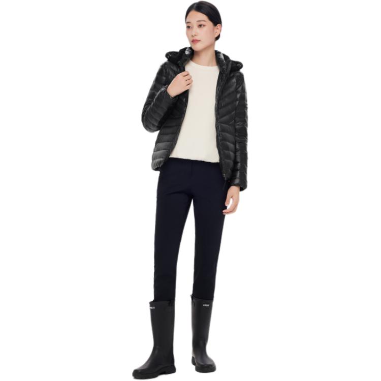 (Women) AIGLE  Black Waterproof Detachable Hood Down Jacket for Outdoor Activities. AQ221 圖 6