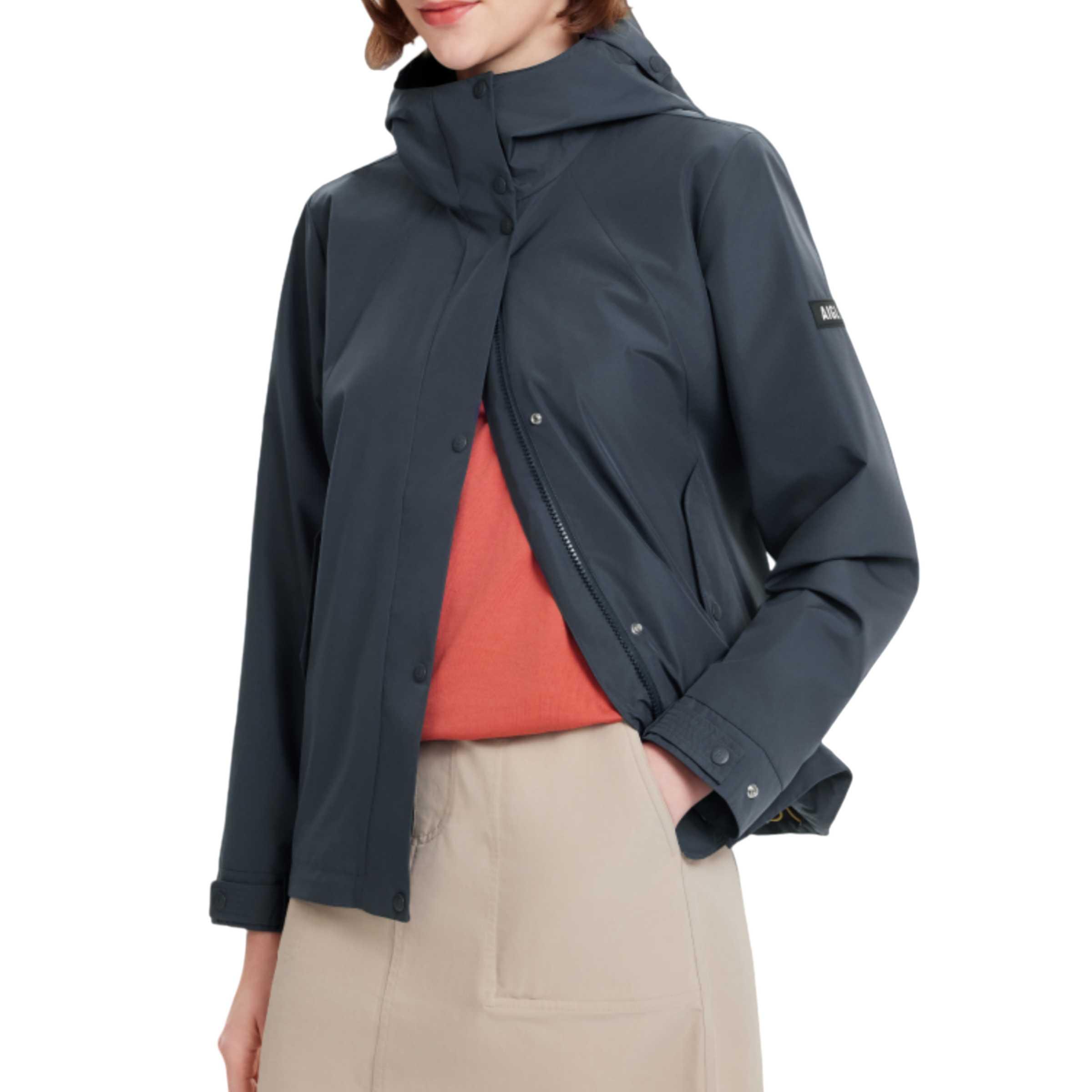 (Women) AIGLE  Casual Soft Long-Sleeve Jacket in Royal Navy Blue BA984