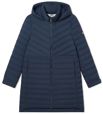 (W) AIGLE カジュアル無地フード付きダウンジャケット AQ21 Lookbook (W) AIGLE カジュアル無地フード付きダウンジャケット AQ21
