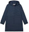 Lookbook (W) AIGLE カジュアル無地フード付きダウンジャケット AQ21
