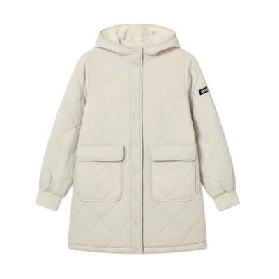(Women) AIGLE Casual Solid Color Warm Cotton Jacket AN37-WR