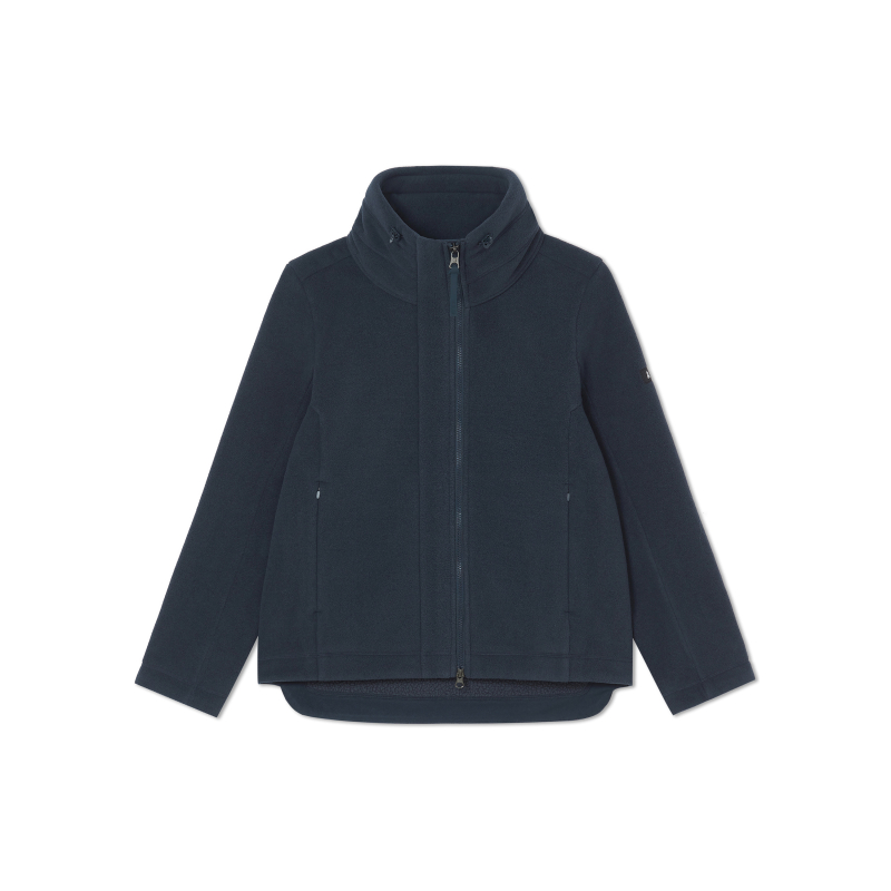 (Women) AIGLE  Imperial Deep Blue Long-Sleeve Stand Collar Jacket AF562