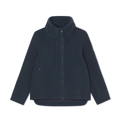 (Women) AIGLE Imperial Deep Blue Long-Sleeve Stand Collar Jacket AF562