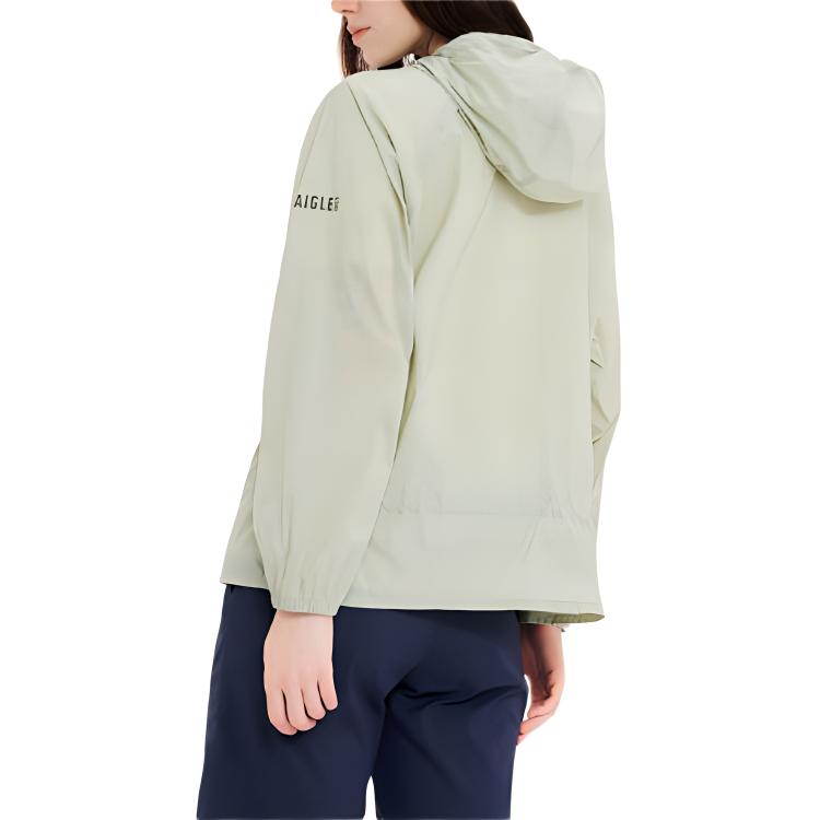 (Women) AIGLE  Lightweight Water-Resistant UV Protection Hoodie - Light Green. AT358 圖 3
