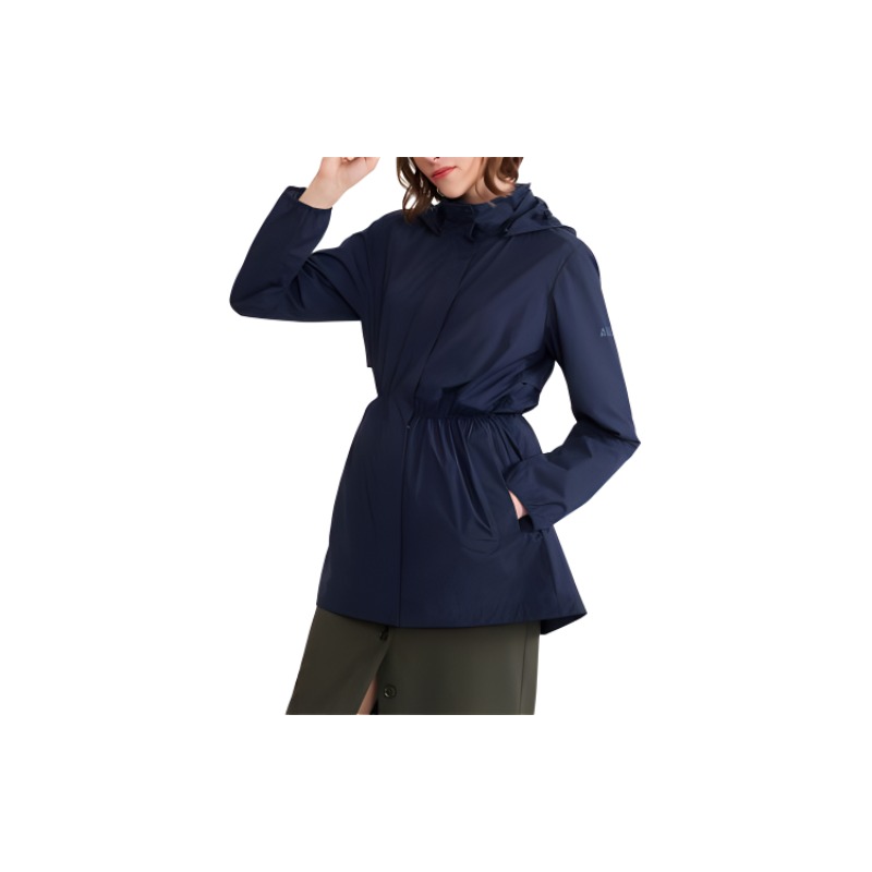 (Women) AIGLE  Lightweight Waterproof Sunscreen Jacket with Adjustable Hood Navy. AW813 圖 2
