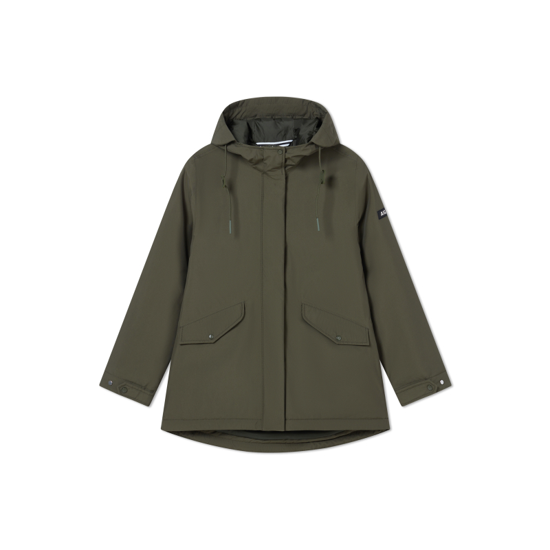 (Women) AIGLE  Outdoor Hooded Windproof Waterproof Insulated Jacket AR46