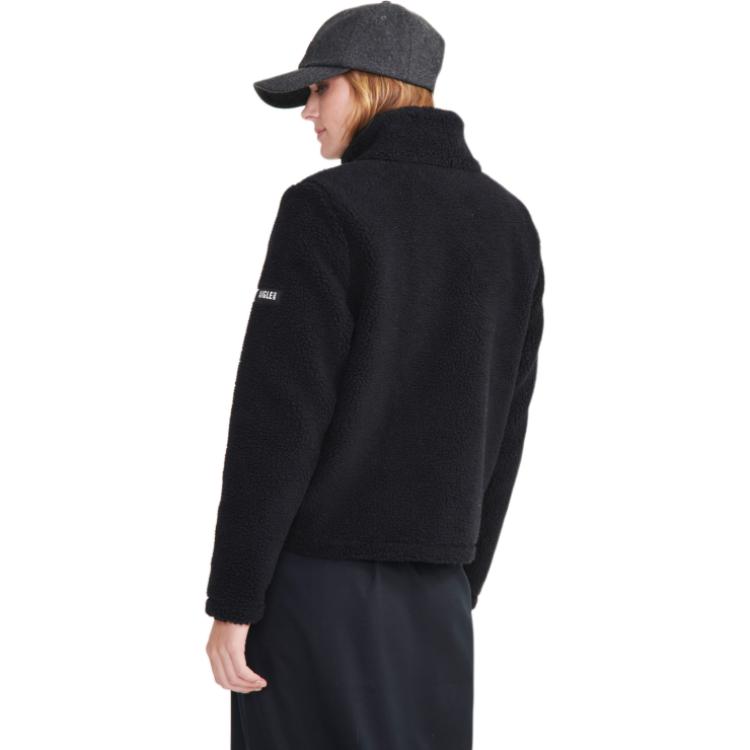 (Women) AIGLE  Solid Color Fleece Collar Buttoned Long Sleeve Jacket AO21 圖 8