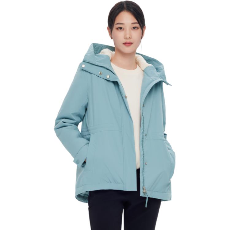 (Women) AIGLE  Solid Color Hooded Waterproof Windproof Cotton Jacket. AQ24 圖 6