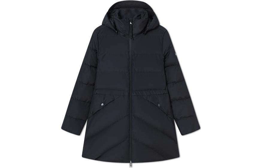 (Women) AIGLE  Solid Color Zip Hoodie Windproof Down Jacket. AN41 圖 2