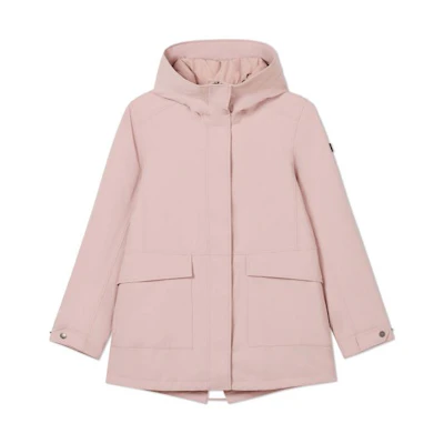 (Women) AIGLE Waterproof Hooded Outdoor Sports Jacket - Dark Pink. AX503