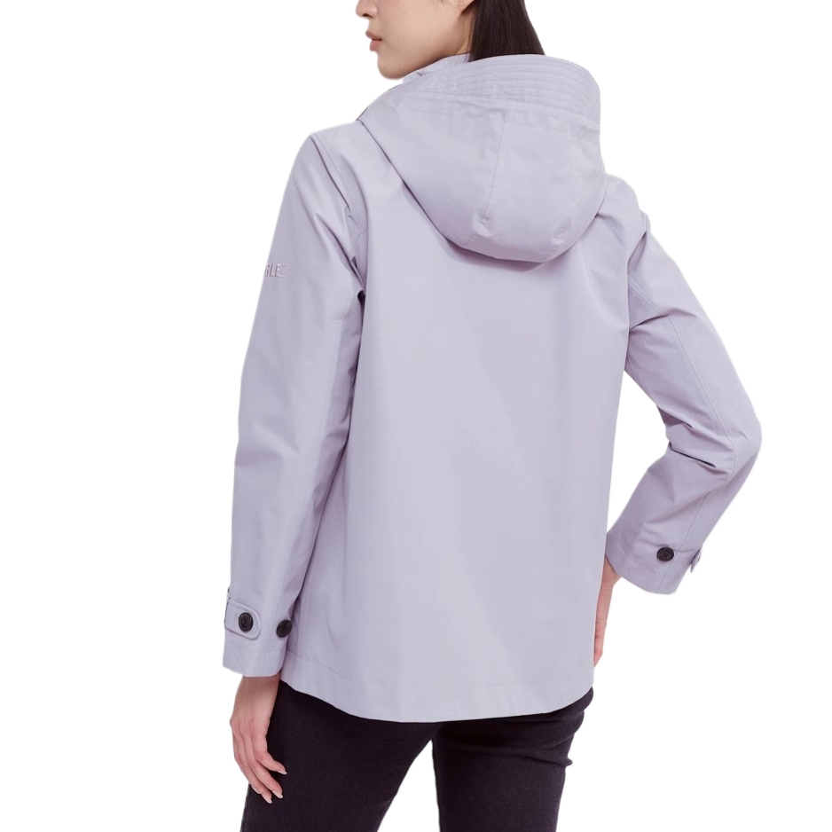 (Women) AIGLE FW/AW24  Classic Waterproof Windbreaker Jacket - Grey Purple BA926 圖 3
