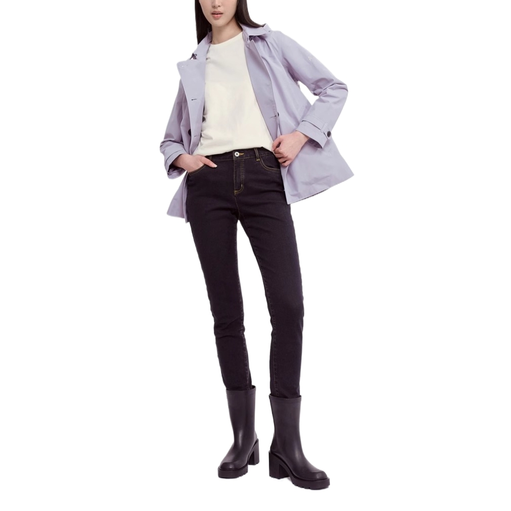 (Women) AIGLE FW/AW24  Classic Waterproof Windbreaker Jacket - Grey Purple BA926 圖 5