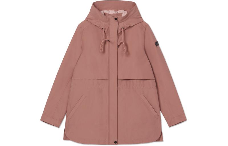 (Women) AIGLE GTX Windproof Waterproof Hoodie Jacket - Deep Rosewood Pink AL371