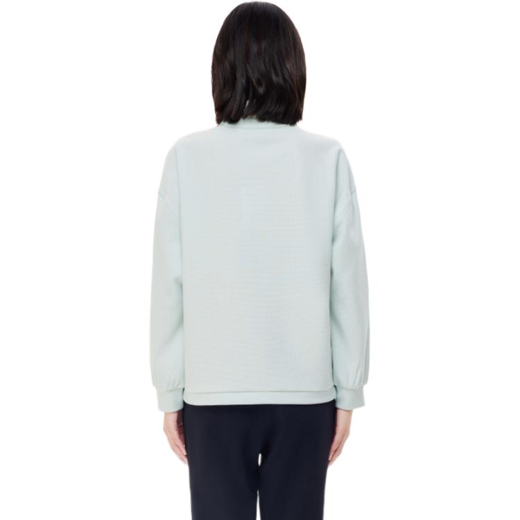 (Women) AIGLE Outdoor Pullover Sweatshirt Solid Color Light Blue AN296 圖 4