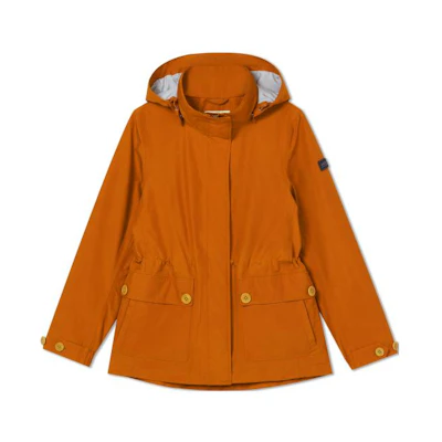 (Women) AIGLE Outdoor Sports Windbreaker Jacket Honey Ginger Yellow AL382