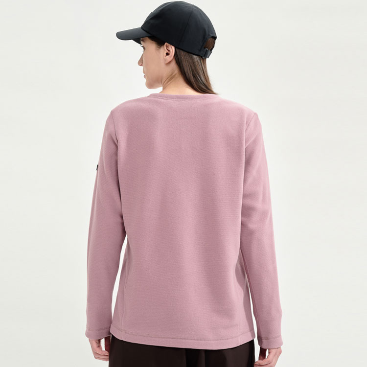 (Women) AIGLE Polartec Embroidered Logo Half-Zip Fleece Pullover Women’s Rose Pink AS492 圖 4